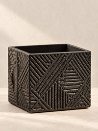 Kasai Weave Square Organizer – surface and form detail