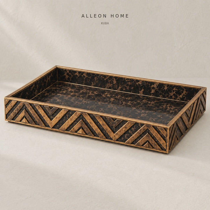 kuba-graphic-catchall-tray – ALLEON Home